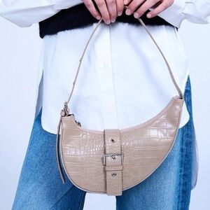 REVOLVE • 8 Other Reasons Crocodile-Embossed Shoulder Bag NWOT